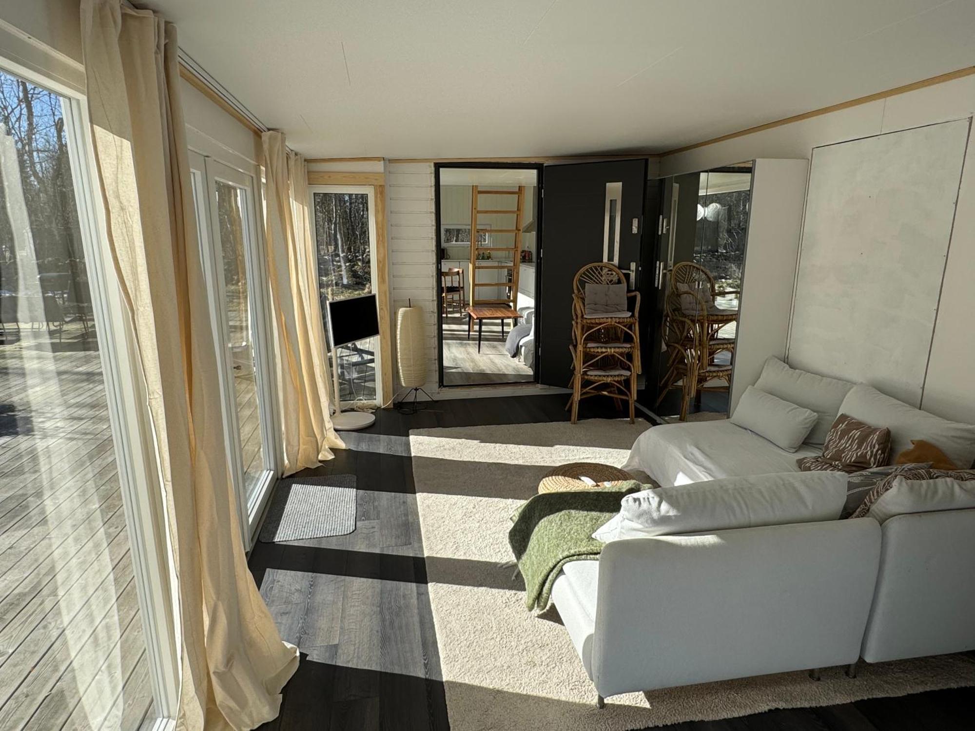 Cabin In The Forest With Spa Bath Västra Torup Exteriér fotografie